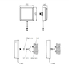 Antenne panneau 5G avec gain 8dBi périodique logarithmique 7038V-8