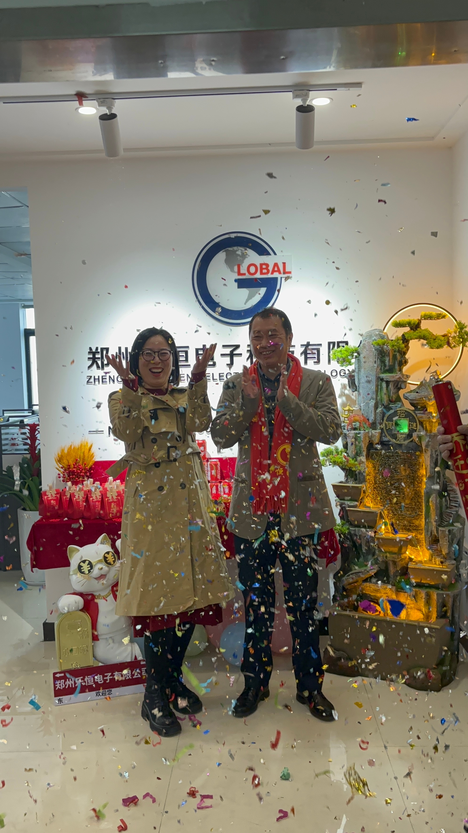 Photo de groupe Xie et Xu