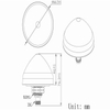 Antenne active GNSS de bonne qualité pour une utilisation en extérieur GL225S 