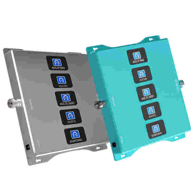 Amplificateur de signal à gain élevé divisé en fréquence à 5 bandes 800/900/1800/2100/2600 MHz