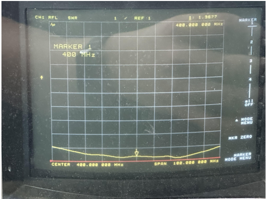 Test de l'antenne RFID GL490-400