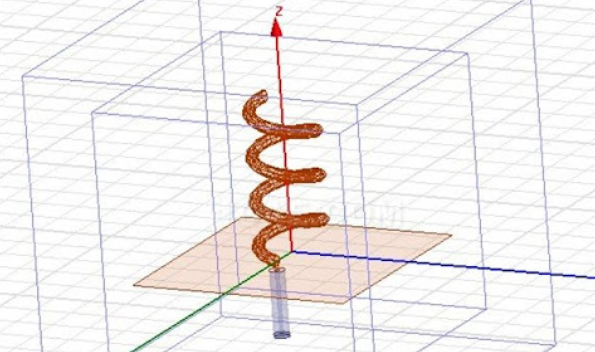 antenne &agrave; ressort