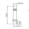 Antenne en caoutchouc 3G plus petite GL-DY419