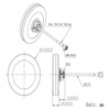 Antenne à vis complète 4g LTE pour applications 868 MHz GL046-019