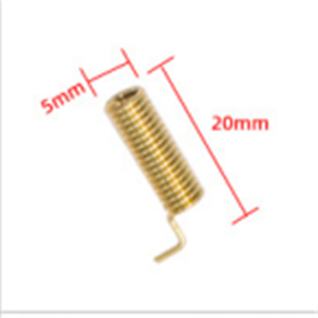 Antenne à ressort 868 MHz GL1310 20 mm de long et 5 mm de diamètre 