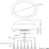 Antenne combinée Wifi et LTE 7 en 1 604