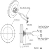 Antenne combinée GNSS et GSM/3G Câble 2m Sma Mâle GL-DY046L