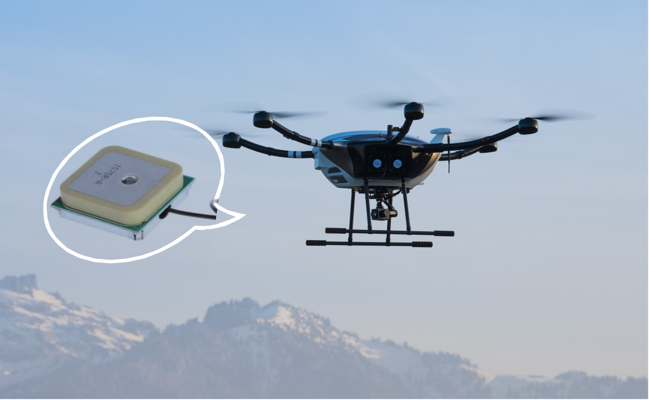 Antennes en c&eacute;ramique pour drones industriels