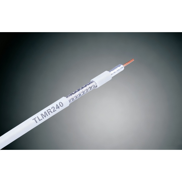 Câble coaxial à double feuille d'aluminium 18 GHz